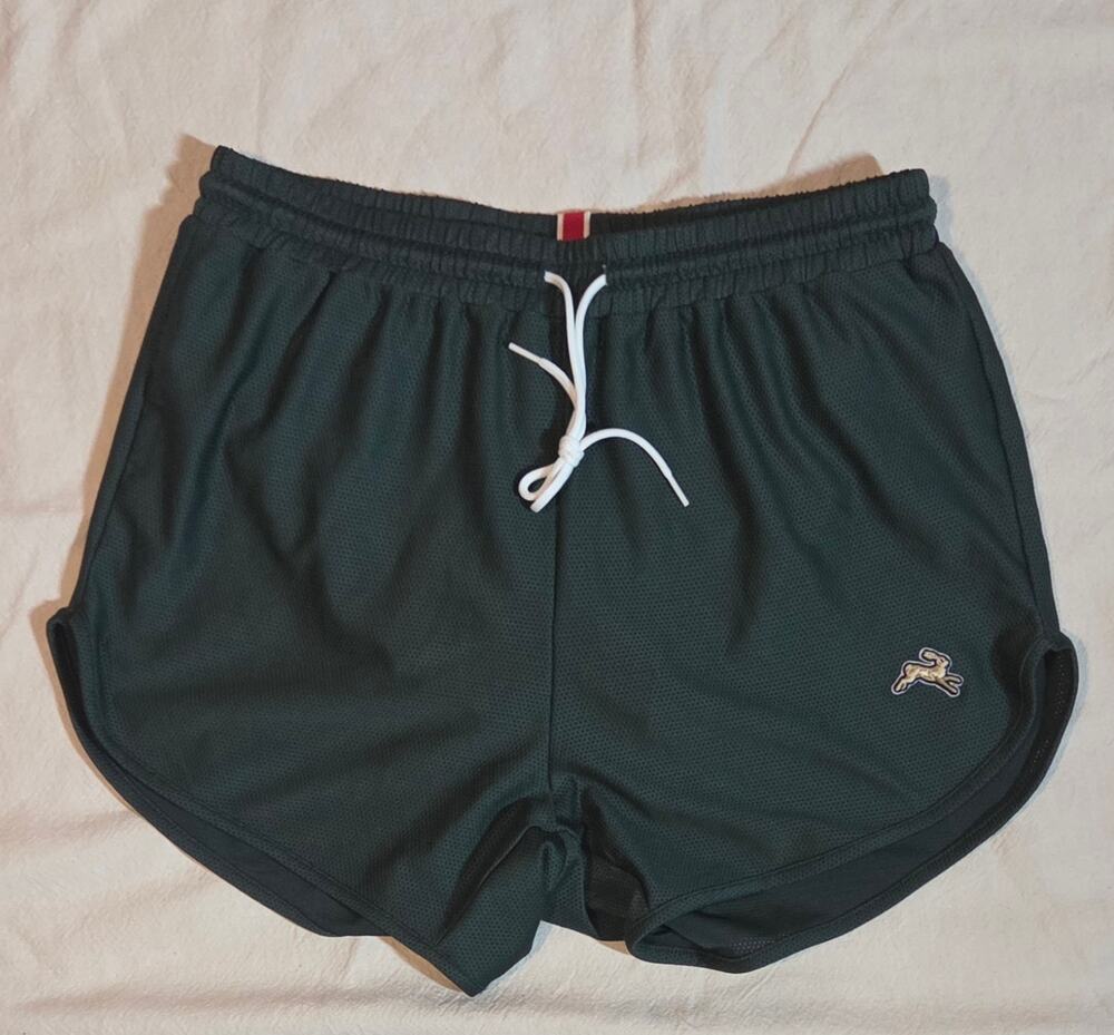 Tracksmith Men's Twilight Split Running Shorts | Size Small | Ivy Green